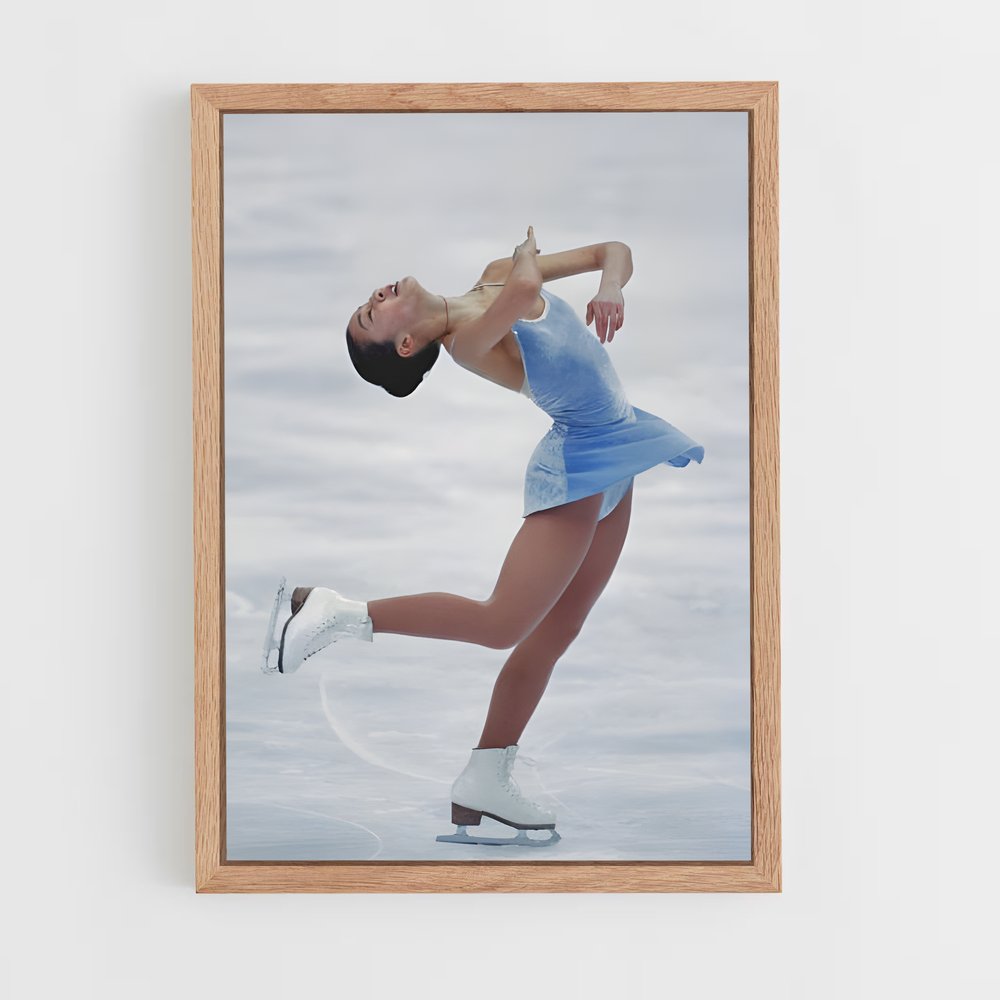 Poster Michelle kwan patineuse – affiche Patinage artistique (vue 4)